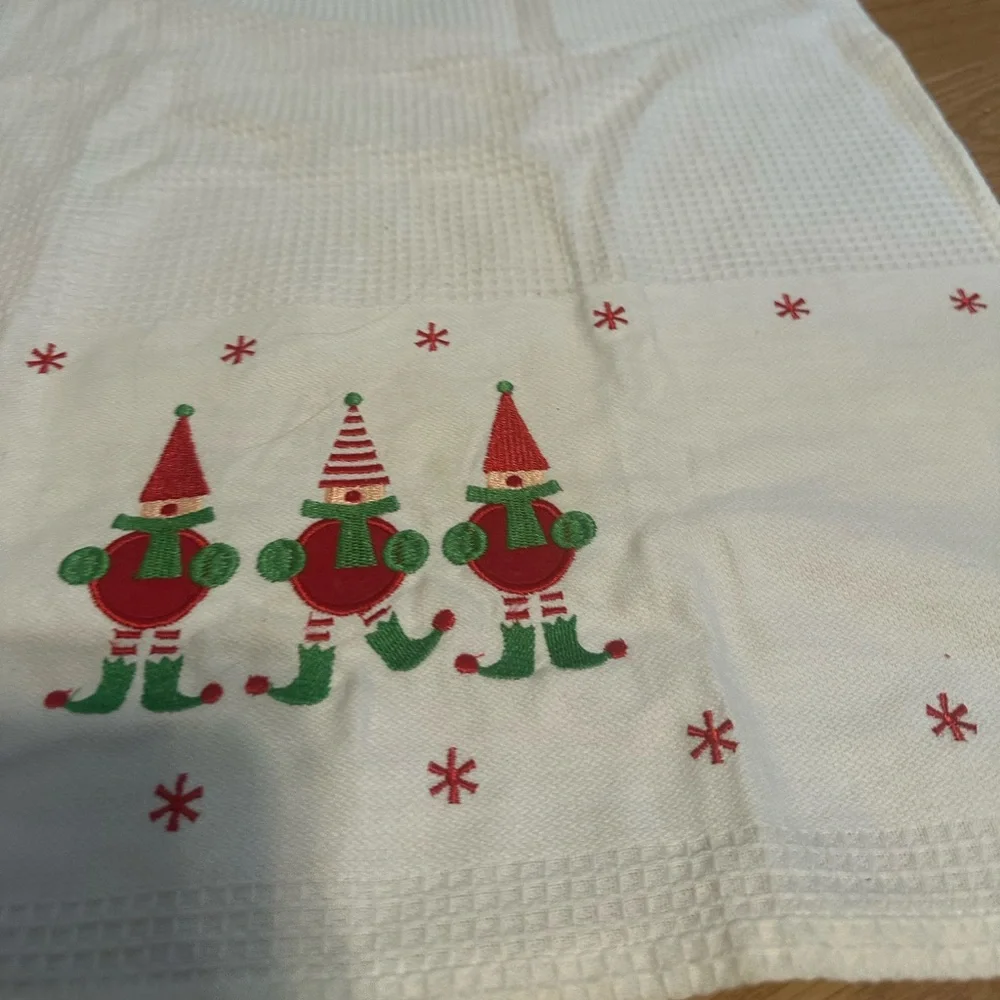 Festive Elf Kitchen Towel